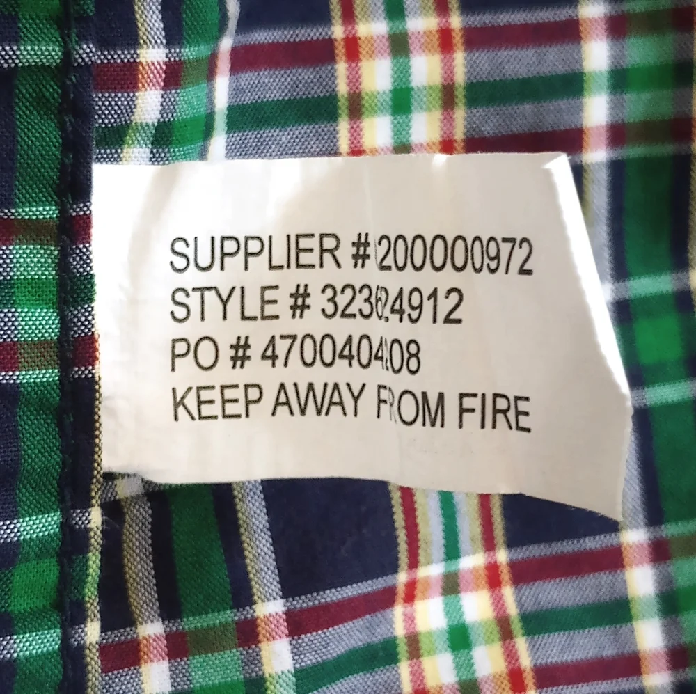 Boys Polo Ralph Lauren Cotton Green Blue Plaid Shirt L 14 16